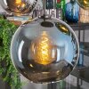 Koyoto Hanglamp, Kogellampje, Hanglamp Blauw, Chroom, Groen, Koperkleurig, Rookkleurig, 5-lichts
