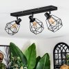 Yaak Plafondlamp, Plafondspot Zwart, 3-lichts
