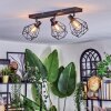 Yaak Plafondlamp, Plafondspot Zwart, 3-lichts