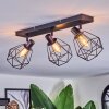 Yaak Plafondlamp, Plafondspot Zwart, 3-lichts
