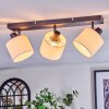 Bassagoda Plafondlamp, Plafondspot Zwart, 3-lichts