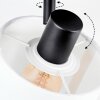 Bassagoda Plafondlamp, Plafondspot Zwart, 3-lichts