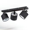Bassagoda Plafondlamp, Plafondspot Zwart, 3-lichts