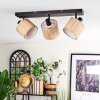 Bongal Plafondlamp, Plafondspot Zwart, 3-lichts