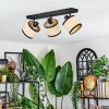 Chellas Plafondlamp, Plafondspot Zwart, 3-lichts