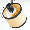 Chellas Plafondlamp, Plafondspot Zwart, 3-lichts