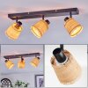 Lindberg Plafondlamp, Plafondspot Zwart, 3-lichts
