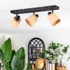 Lindberg Plafondlamp, Plafondspot Zwart, 3-lichts