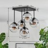 Gastor Plafondlamp, Kogellampje Duidelijk, Rookkleurig, 5-lichts