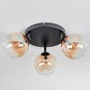 Chehalis Plafondlamp, Kogellampje 48.5 cm Amber, Duidelijk, 3-lichts