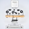 Bassagoda Hanglamp, Hanglamp Natuurlijke kleuren, Zwart, 3-lichts