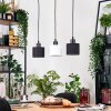 Bassagoda Hanglamp, Hanglamp Natuurlijke kleuren, Zwart, 3-lichts