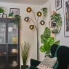 Koyoto Kogellampje, Staande lamp Blauw, Goud, Groen, 5-lichts