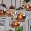 Ripoll Plafondlamp, Kogellampje Messing, Zwart, 5-lichts