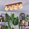 Bassagoda Plafondlamp, Plafondspot Zwart, 4-lichts Bassagoda Plafondlamp, Plafondspot Zwart, 4-lichts