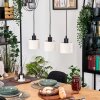 Bassagoda Hanglamp, Hanglamp Natuurlijke kleuren, Zwart, 3-lichts