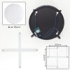 Chehalis Plafondlamp, Kogellampje 30 cm Wit, 4-lichts