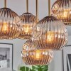 Ripoll Plafondlamp, Kogellampje Messing, Zwart, 5-lichts
