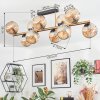 Ripoll Plafondlamp, Kogellampje Goud, Zwart, 10-lichts