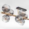 Ripoll Plafondlamp, Kogellampje Goud, Zwart, 10-lichts