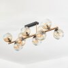 Ripoll Plafondlamp, Kogellampje Goud, Zwart, 10-lichts