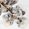 Ripoll Plafondlamp, Kogellampje Goud, Zwart, 10-lichts