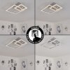 Buren Plafondlamp LED Nikkel mat, 1-licht