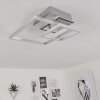 Buren Plafondlamp LED Nikkel mat, 1-licht