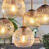 Ripoll Plafondlamp, Kogellampje Goud, Zwart, 5-lichts