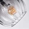 Koyoto Plafondlamp, Kogellampje Duidelijk, Rookkleurig, 3-lichts