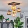 Ripoll Plafondlamp, Kogellampje Goud, Zwart, 5-lichts