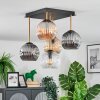 Ripoll Plafondlamp, Kogellampje Goud, Zwart, 5-lichts