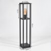 Lesotho Padverlichting Zwart, 1-licht