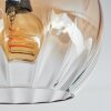 Koyoto Plafondlamp, Kogellampje Messing, Zwart, 5-lichts