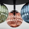 Chehalis Plafondlamp, Kogellampje 44 cm Blauw, Groen, Koperkleurig, 3-lichts Chehalis Plafondlamp, Kogellampje 44 cm Blauw, Groen, Koperkleurig, 3-lichts