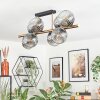 Ripoll Plafondlamp, Kogellampje Goud, Zwart, 8-lichts