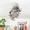 Ripoll Plafondlamp, Kogellampje Goud, Zwart, 8-lichts
