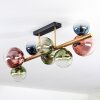 Chehalis Plafondlamp, Kogellampje Goud, Zwart, 8-lichts