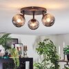 Chehalis Plafondlamp, Kogellampje Rookkleurig, 3-lichts