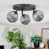 Chehalis Plafondlamp, Kogellampje Rookkleurig, 3-lichts