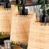Lindberg Hanglamp, Hanglamp Natuurlijke kleuren, Zwart, 3-lichts
