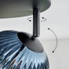 Chehalis Plafondlamp, Kogellampje 30 cm Blauw, Groen, Koperkleurig, 4-lichts