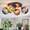 Chehalis Plafondlamp, Kogellampje 30 cm Blauw, Groen, Koperkleurig, 4-lichts