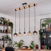 Koyoto Hanglamp, Kogellampje, Hanglamp Natuurlijke kleuren, Zwart, 5-lichts Koyoto Hanglamp, Kogellampje, Hanglamp Natuurlijke kleuren, Zwart, 5-lichts