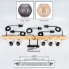 Koyoto Hanglamp, Kogellampje, Hanglamp Natuurlijke kleuren, Zwart, 5-lichts