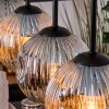 Ripoll Hanglamp, Kogellampje, Hanglamp Natuurlijke kleuren, Zwart, 5-lichts