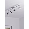 Wofi HOORN Plafondlamp LED Chroom, 4-lichts