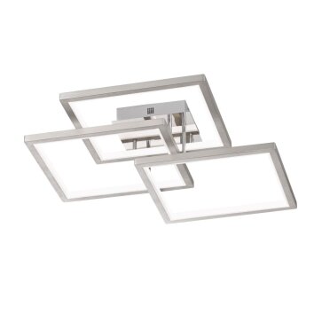 Wofi VISO Plafondlamp LED Nikkel mat, 1-licht
