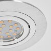 Monthois Inbouw verlichting LED Chroom, Nikkel mat, 1-licht
