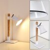 Oksbol Tafellamp Bruin, Wit, 1-licht